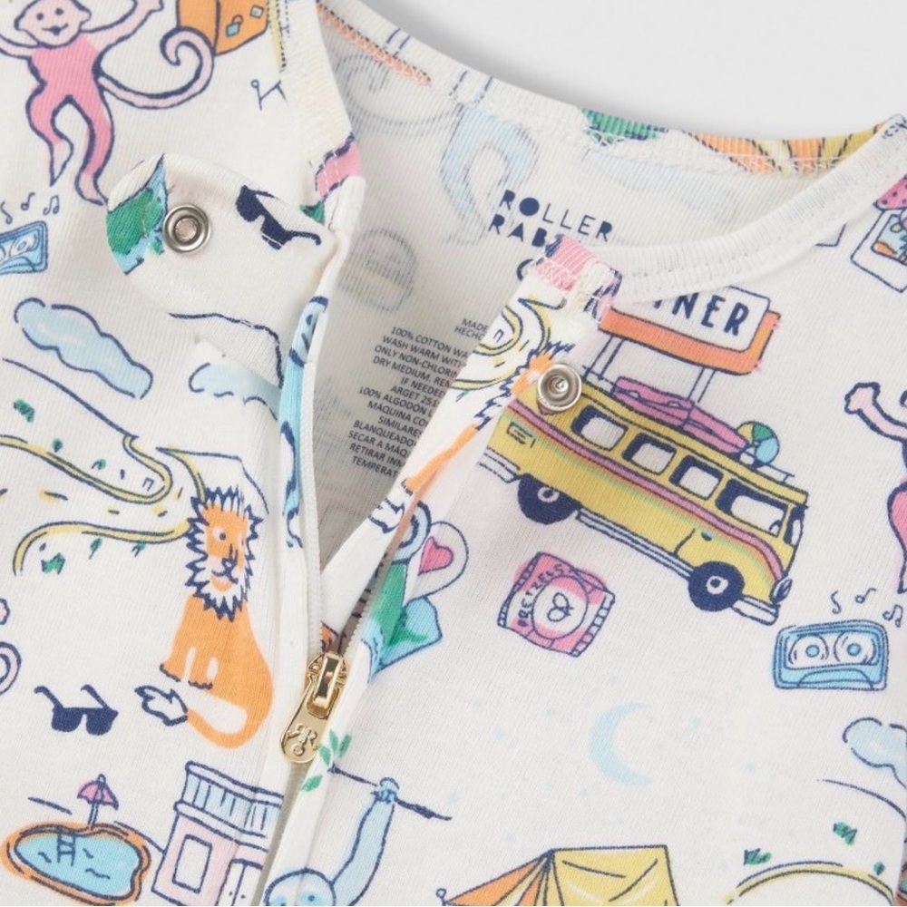 Roller Rabbit Baby Roadtrip Bodysuit - Picture 3 of 3